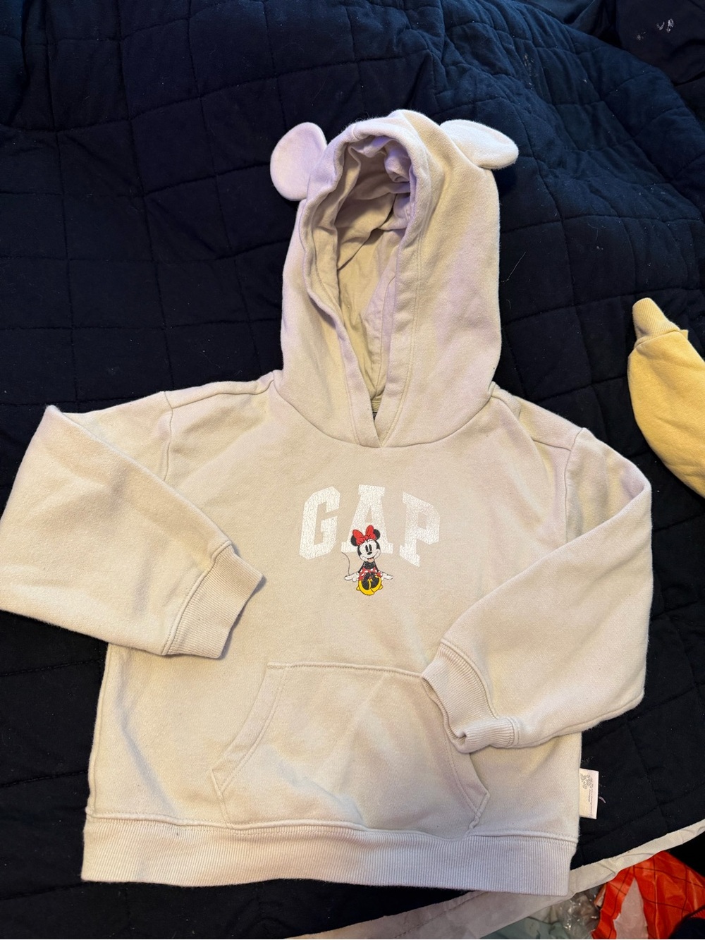 GAP Kids Light Lilac Minnie Mouse Hoodie with Ears